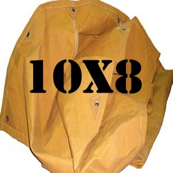 Lona Encerado Algodão 10x8 + ilhóses c/ 50cm